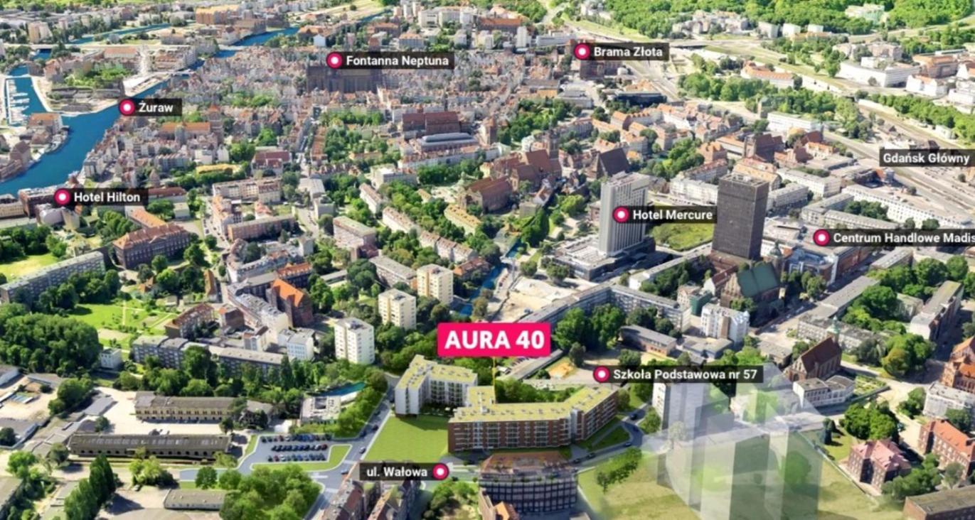 Rent40 Apartamenty Aura Gdansk Old Town Zewnętrze zdjęcie